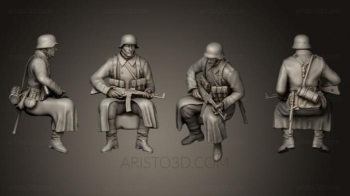 Military figurines (STKW_0134) 3D model for CNC machine